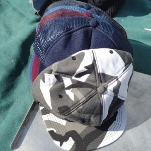 Stylish Camouflage and Navy Caps(7) NWT